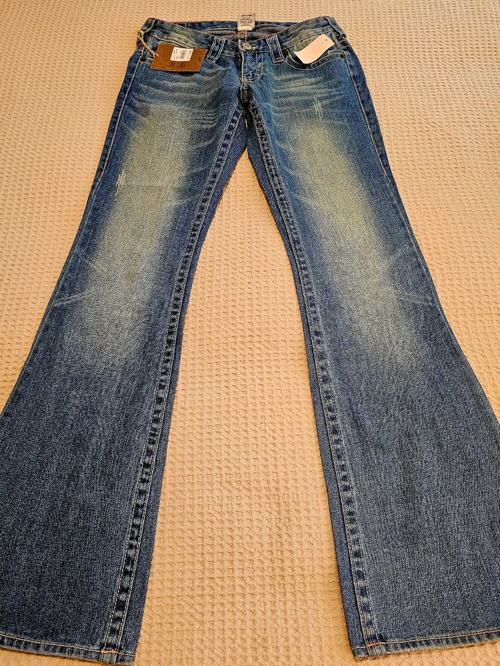🔥 TRUE RELIGION Y2K SUN KAMA SUTRA BOBBY BOOTCUT JEANS | SIZE 29 | NWT 🔥 RARE - Picture 6 of 10